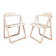 Pair of Borbona Folding Chairs by Carlo Hauner, Fiarm, Italy, 1970s
