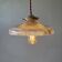 Vintage prismatic glass suspension light