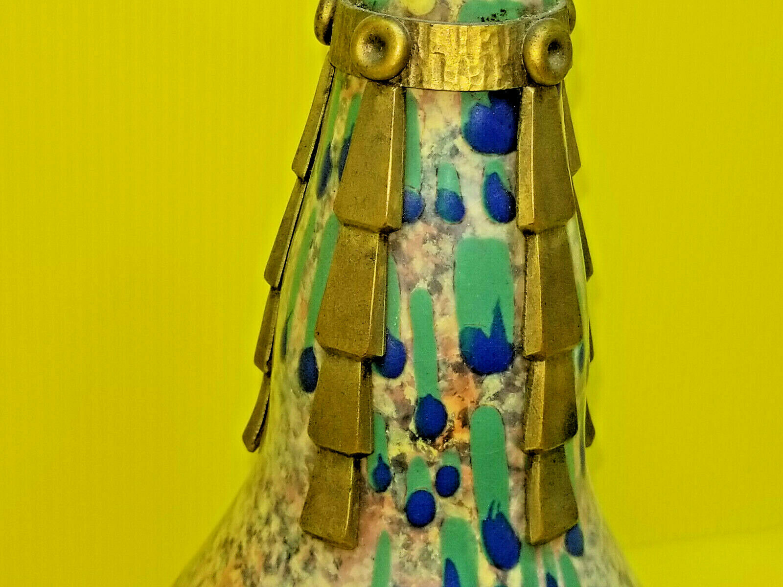 Pitcher pitcher sandstone and bronze art deco 1930, A. Villien