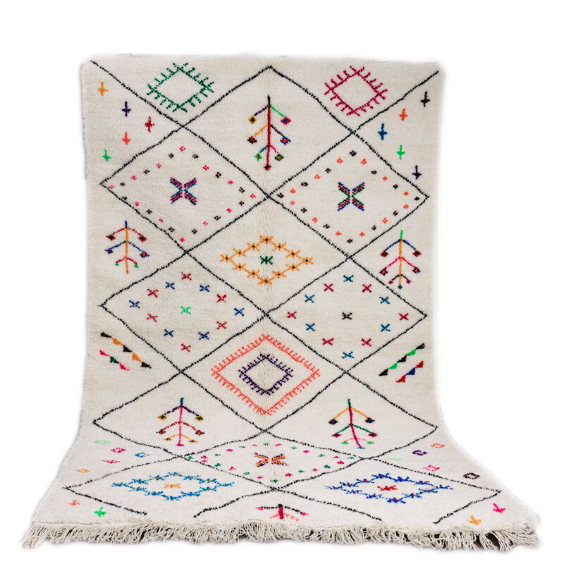 Berber carpet style azilal 185x280 cm