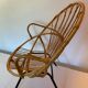 Vintage rattan chair from Rohe Noordwolde