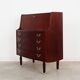 Mahogany secretary, Danish design, 1970s, manufacturer: PMJ Viby J