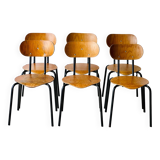 School Chairs by Kovona, set of 6