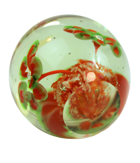 Vintage murano glass sulfide or paper press