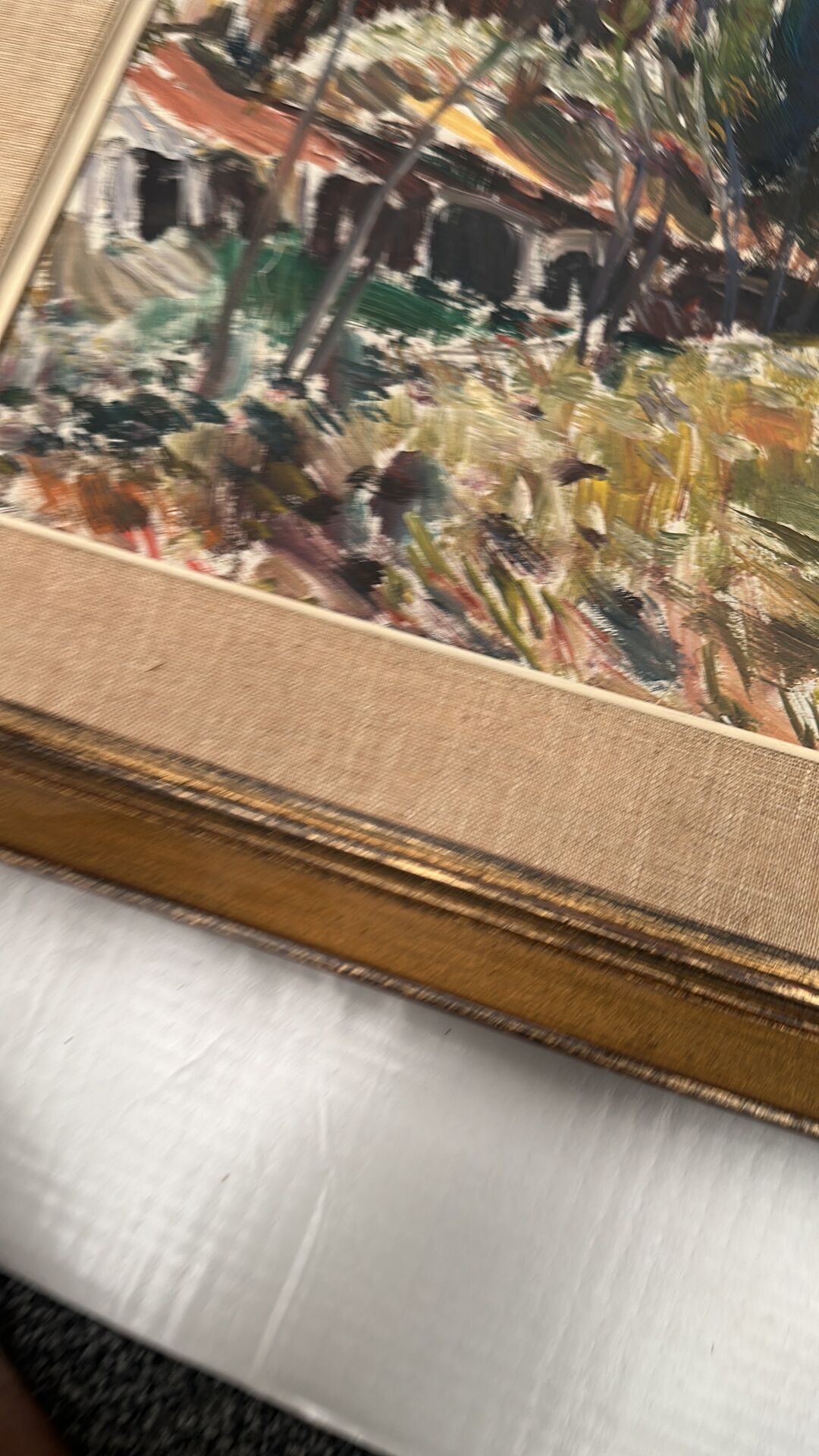 Original Swedish Oil On Canvas – “Landscape” By Arvid Herbert