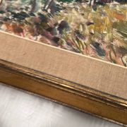 Huile sur toile originale suédoise – « Paysage » par Arvid Herbert