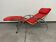Mid-century red lounge chair