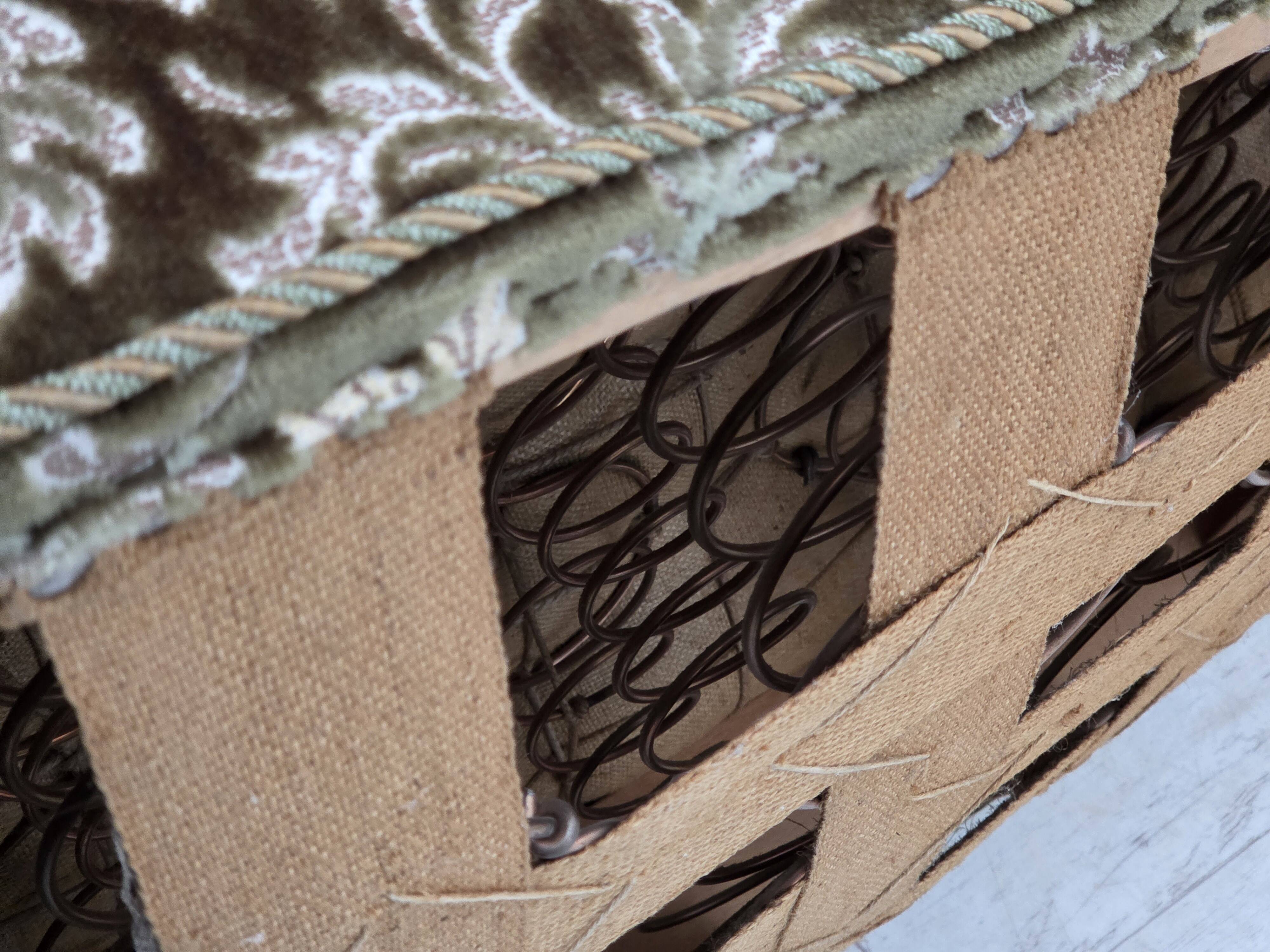 1960s, Danish curved 2-seater sofa, green furniture velour, beech wood.