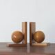 Mid-Century Modern Wooden Bookends, 1950s, Set of 2