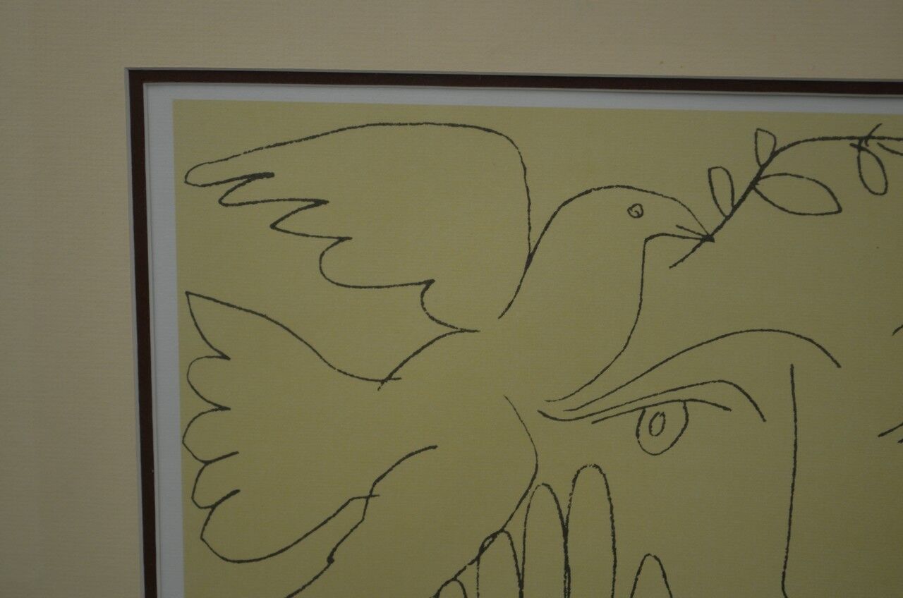 Picasso "woman with a dove"