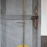 1930s brass floor lamp, reading lamp.