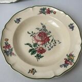 Set of 7 half-hollow plates Villeroy and Boch Mettlach 1562