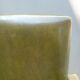 Vintage children's armchair in green skai
