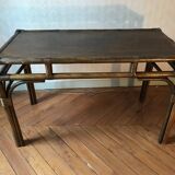 Rattan desk and these chairs