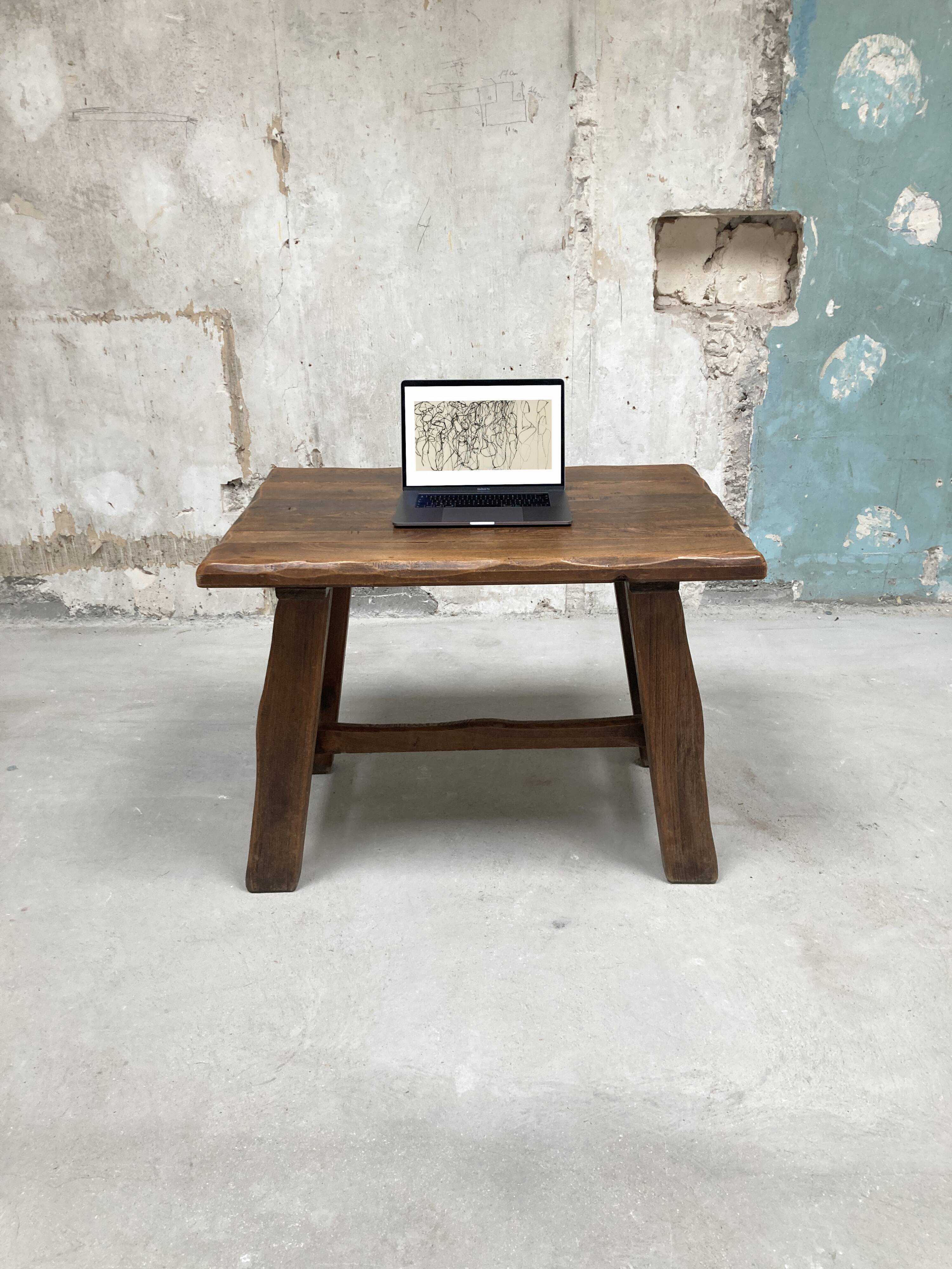 Brutalist dining table