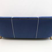 Guglielmo Ulrich Art Deco Italian Velvet Sofa, 1940s
