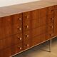 Vintage sideboard by Luigi Bartolini in rosewood and chrome metal, 1960