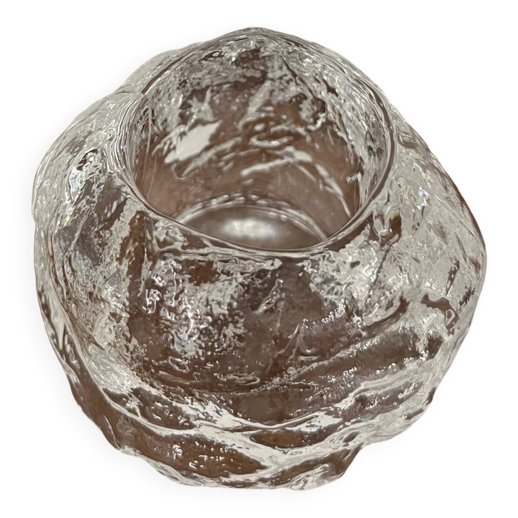 "Snowball" candle holder Kosta Boda