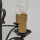 Candelabra floor lamp wrought iron candlestick