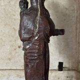 Virgin and Child - Wooden sculpture - 33 cm - France - 18th century