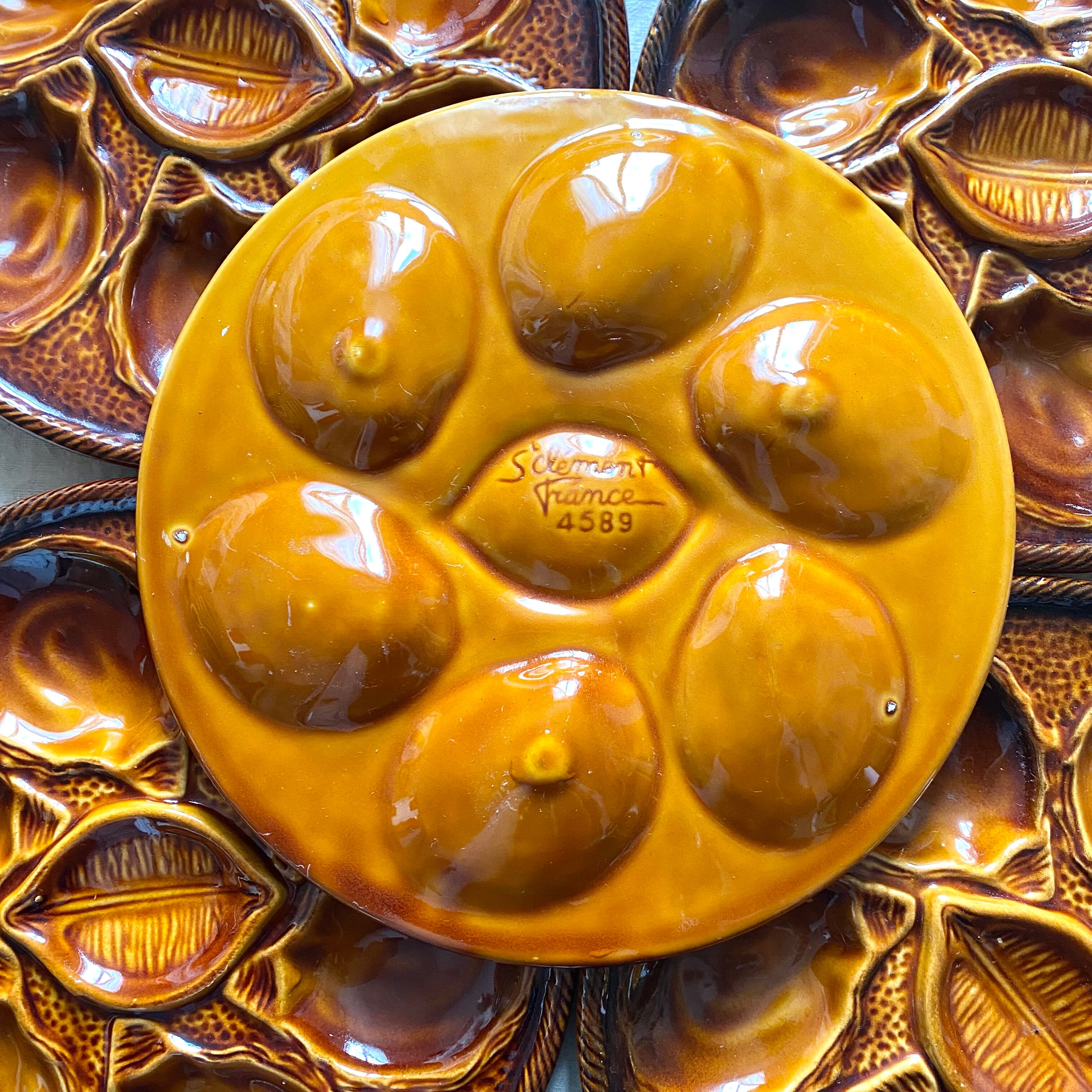 St Clément ceramic oyster service