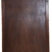 Old Burmese teak mirror with beautiful blue polychromy & original ecru 89x149cm