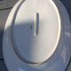 former oval white and gold Limoges porcelain dish