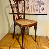 Bistro chair J&J Kohn Austria Art Nouveau canning and bentwood