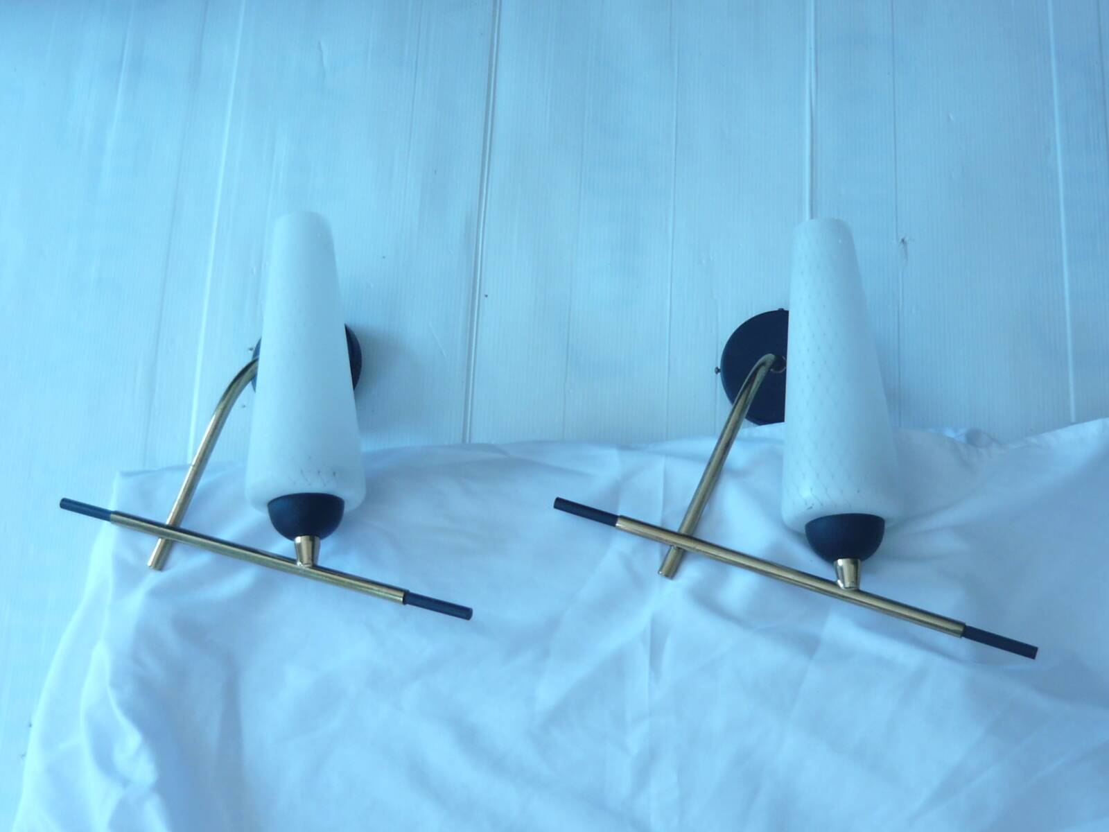 PAIR OF ARLUS WALL LIGHTS 1960s