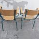 Pair of schoolmaster's chairs
