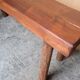 Bench 101 cm old patinated solid wood