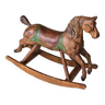 Old wooden carousel horse