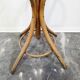 Coat rack and hat rack in curved wood