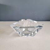 Grand cendrier triangulaire en cristal