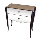 Vintage mirror pink dresser years 50