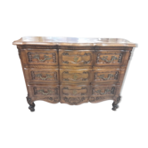 Solid oak chest of drawers