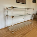 Lucite console Orsenigo 1970s