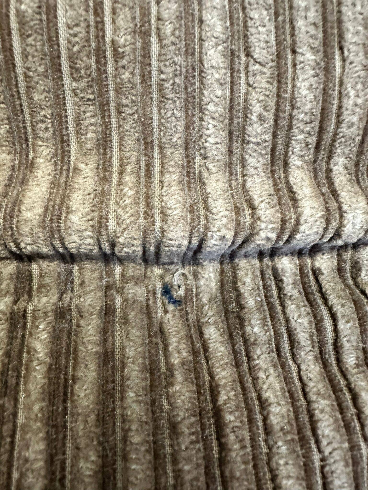 Vintage brown corduroy armchair from the 70s