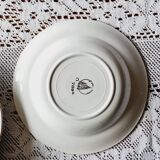 Set of 8 mismatched deep plates L'Amandinoise