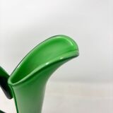 Vase vert gazon en opaline Empoli