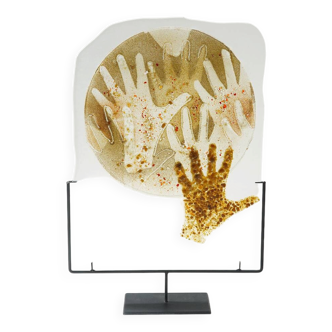 Renata Minuto, glass fusion work for Studio Casarini Savona, 1990s