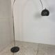 Mid-Century Grey Arc Floor Lamp from Gepo, 1960s