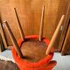 Set of 2 orange moumoute chairs