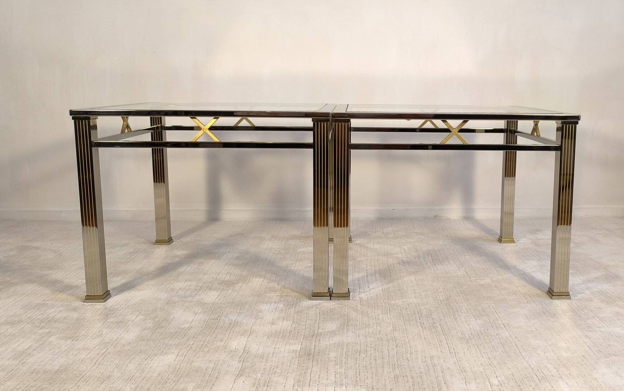 Magnificent pair of orsenigo italy coffee tables from the art deco collezione range