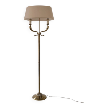 Maison Jansen neoclassical brass floor lamp | France | 1960s