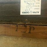 Painting by Henri Schaeffer (1900-1975) "Fishing boat" + frame