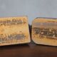 Vintage bookends, brass bird on black marble base, brass animals