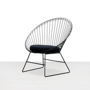Dutch wire chair by C. Braakman and A. Dekker for Pastoe and Tomado