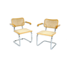 2 armchairs B64, Marcel Breuer, Italy, 2000