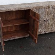 Buffet 4 portes en bois brut